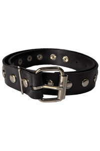 CEINTURE LATEX CLOUTEE
