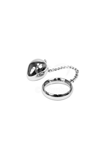 COCK-RING AVEC OEUF ET CHAINE