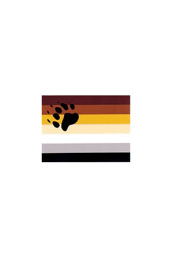 AUTOCOLLANT BEAR PRIDE 12x7,5
