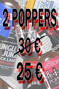 LOT DE 2 POPPERS 24-30 ML