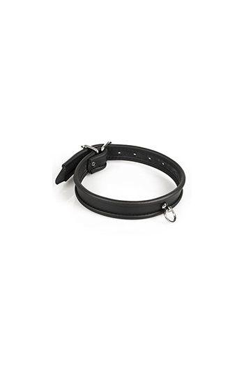 COLLIER EN CUIR NOIR