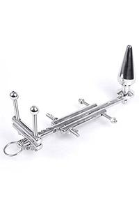 BUTT PLUG ACIER ET BALL-STRETCHER