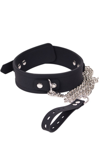 COLLIER SILICONE + LAISSE