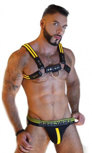 HARNAIS BULLDOG LED BREEDWELL JAUNE