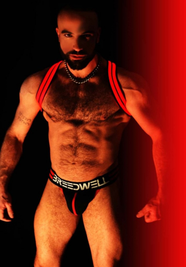 HARNAIS SHOULDER LED BREEDWELL ROUGE