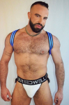 HARNAIS SHOULDER LED BREEDWELL BLEU