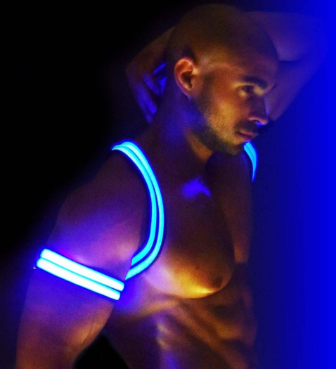 TOUR DE BRAS LED BREEDWELL BLEU