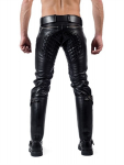 JEAN PADDED SAILOR CUIR NOIR MrB