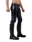 JEAN PADDED SAILOR CUIR NOIR MrB