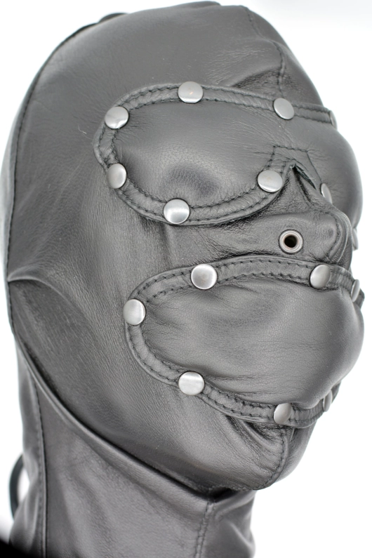 CAGOULE EN CUIR IEM AVEC CACHES AMOVIBLES