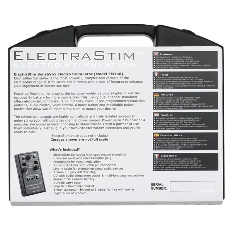 BOITIER ELECTRASTIM – SENSAVOX