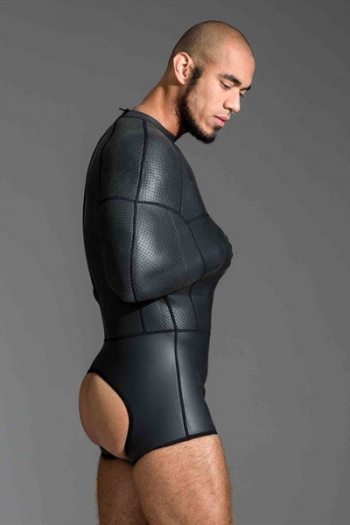 CAMISOLE SHORT NÉOPRÈNE NOIRE