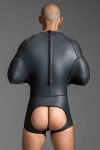 CAMISOLE SHORT NÉOPRÈNE NOIRE