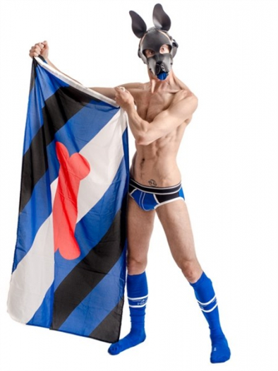 DRAPEAU PUPPY PRIDE 90X150 CM