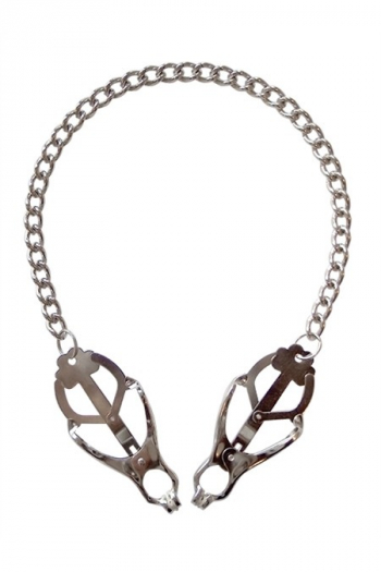 PINCES JAPONAISES AVEC CHAINE – ARGENT