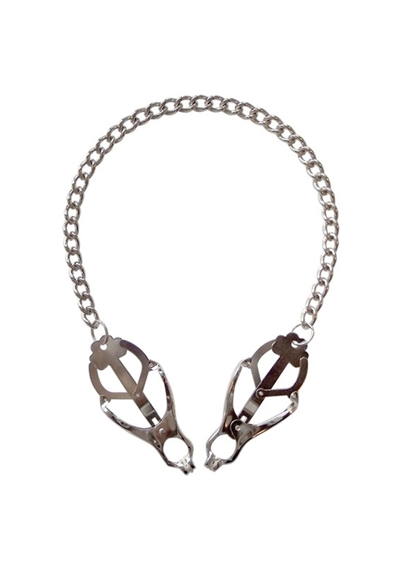 PINCES JAPONAISES AVEC CHAINE – ARGENT