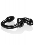 CAGE CHASTETE ET BUTT PLUG TAILPIPE OXBALLS