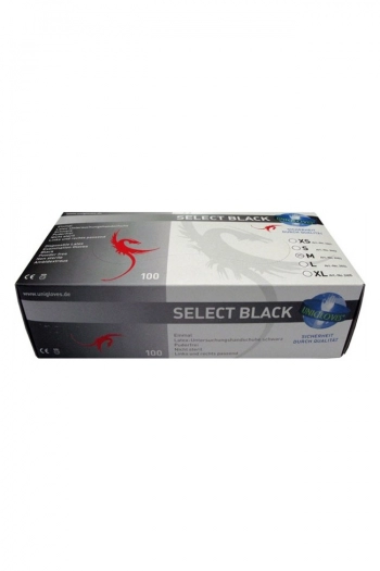 GANTS NOIRS CHIRURGICAUX PAR 100