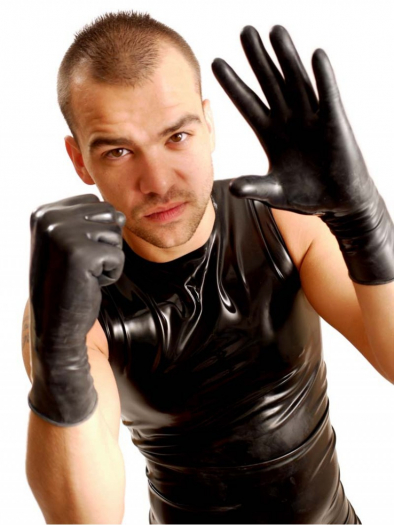 GANTS LATEX COURTS FINS