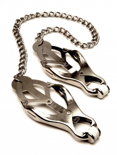 PINCES JAPONAISES AVEC CHAINE – ARGENT