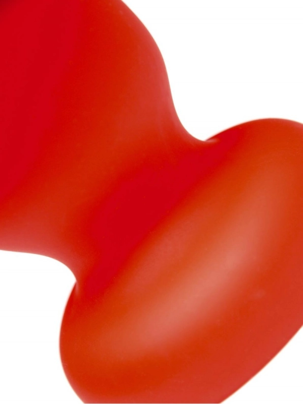 BUTT PLUG STRETCH SILICONE ROUGE