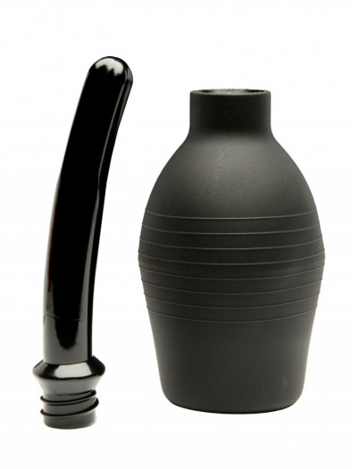 POIRE À LAVEMENT SOUPLE – NOIRE