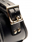 COLLIER MINERVE CUIR NOIR