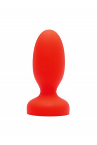 BUTT PLUG STRETCH SILICONE ROUGE