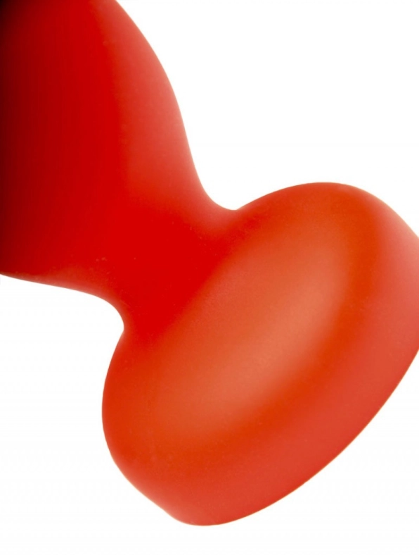 BUTT PLUG STRETCH SILICONE ROUGE