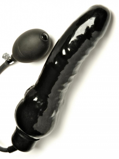 GODE GONFLABLE LARGE DUR NOIR
