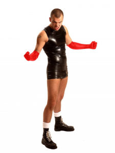 GANTS LATEX ROUGE MOYENS