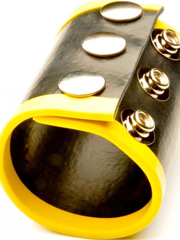 BALLSTRETCHER 3 PRESSIONS EN LATEX – JAUNE