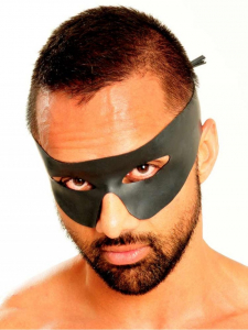 MASQUE DE ZORRO EN LATEX NOIR