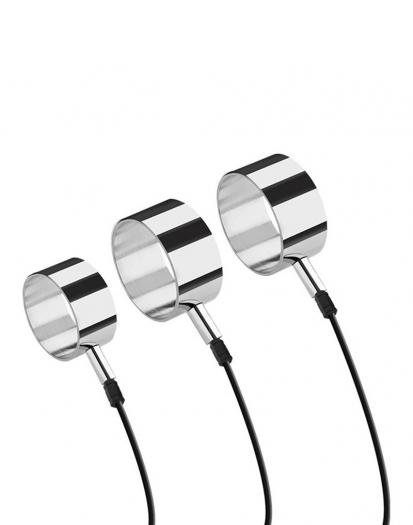 COCK-RINGS ACIER ELECTRO STIMULATION