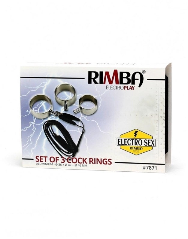 LOT DE 3 COCKRINGS D'ELECTROSTIMULATION