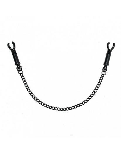 PINCES NOIRES VISSABLES AVEC CHAINE