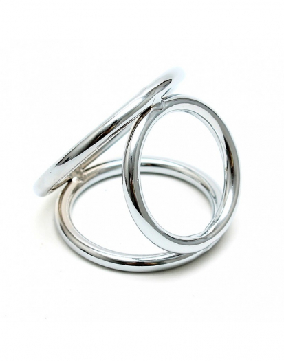 COCK-RING TRIPLE ACIER MOYEN MODELE