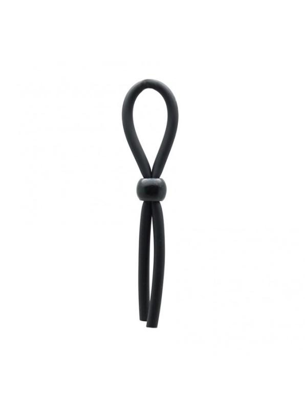 COCKRING LACET NOIR AJUSTABLE