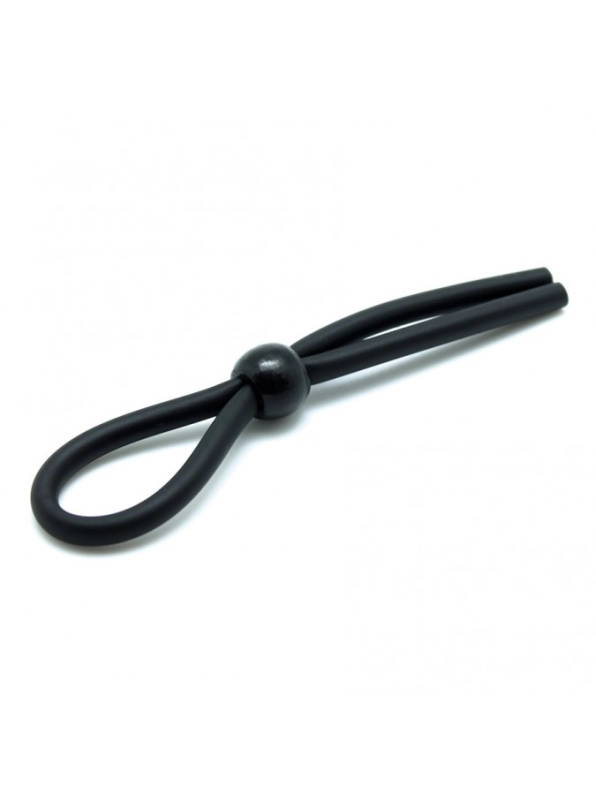 COCKRING LACET NOIR AJUSTABLE
