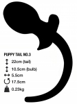 PUPPYTAIL MEDIUM SILICONE EXTRA DOUX