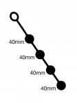 4 GOUTTES ANALES XSMALL 30MM