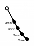 4 GOUTTES ANALES XSMALL 30MM