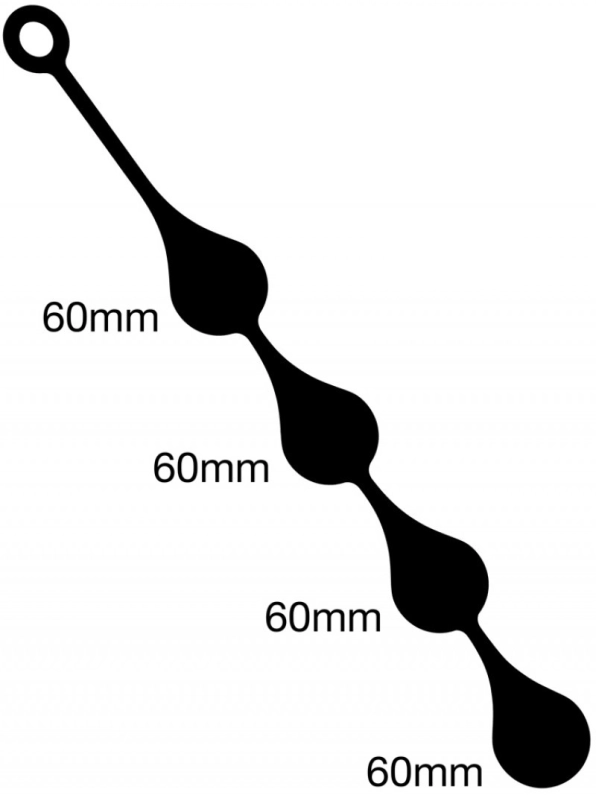 4 GOUTTES ANALES 60MM LARGE