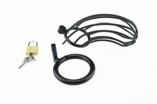 CAGE DE CHASTETEE COURBEE GRILLAGE