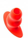 BUTT PLUG TUNNEL PERCE SILICONE ROUGE B