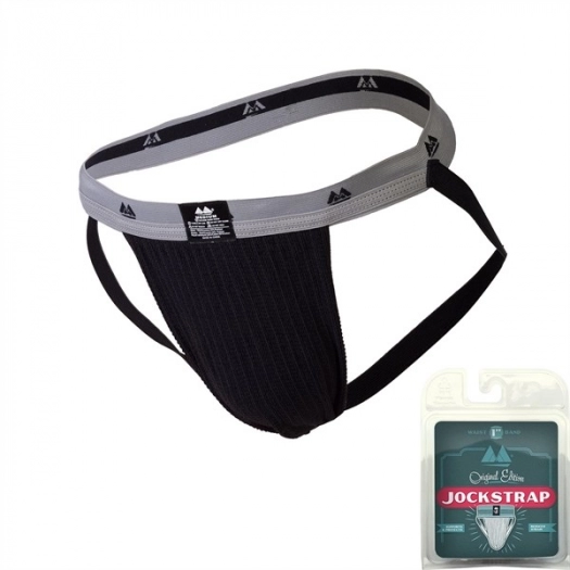 JOCK-STRAP MM NOIR CEINTURE ETROITE
