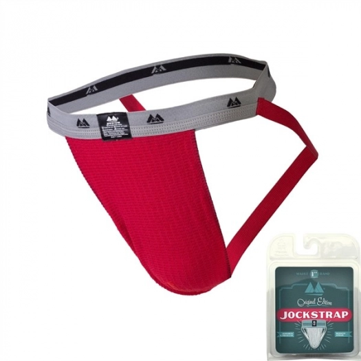 JOCK-STRAP MM ROUGE CEINTURE ETROITE