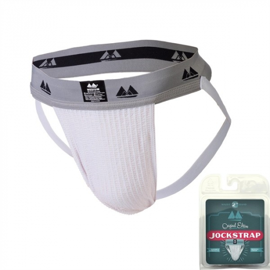 JOCK-STRAP MM BLANC CEINTURE LARGE