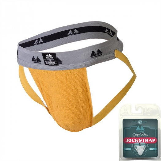 JOCK-STRAP MM JAUNE CEINTURE LARGE