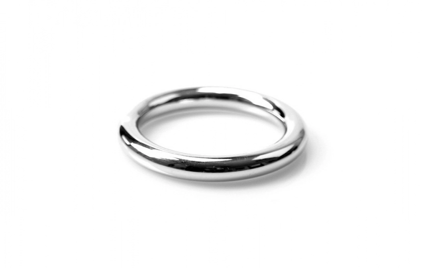 COCKRING ROND 8MM EN ACIER – CHROME
